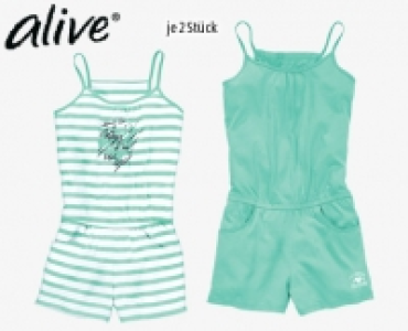 ALIVE®Mädchen-Jumpsuit, 2 Stück 6.99 €