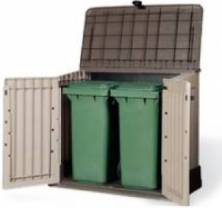 Garten-/ Mülltonnenbox für 2 Abfalltonnen (120 Liter) 99.99 €
