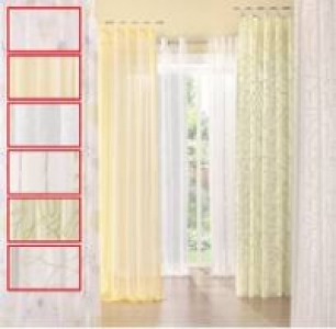Vorhänge Streifenvoile