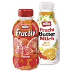 Müller Drink Fructiv oder Fruchtbuttermilch