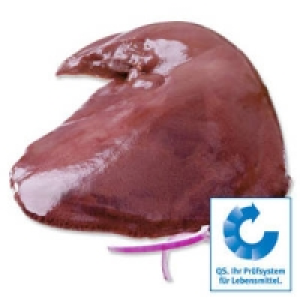 Frische Schweineleber, Schweineherzen oder Schweinenieren