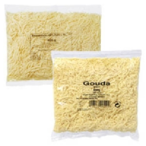 Gouda oder Emmentaler, gerieben