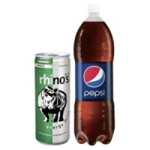 Rhinos Energy Drink* oder Pepsi* , Schwip Schwap*