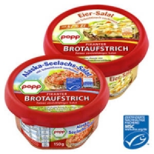 Popp Brotaufstrich Ei oder Seelachs