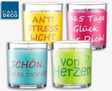CASA DECO&reg;Motto-Geschenkkerze 1.99&nbsp;&euro;