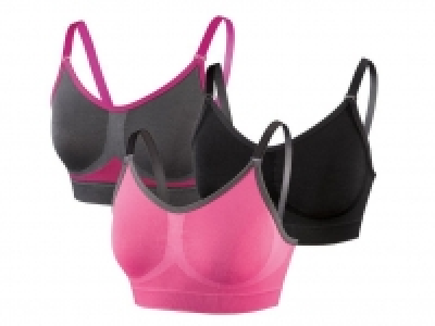 CRIVIT® SPORTS Damen Seamless-Sportbustier, Medium Level 6.99 €
