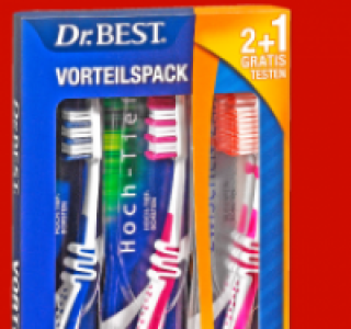 DR. BEST Zahnbürste Hoch-Tief 3.33 €
