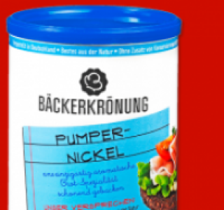 B&Auml;CKERKR&Ouml;NUNG Dosenbrot