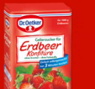 DR. OETKER Gelierzucker f&uuml;r Erdbeer Konfit&uuml;re