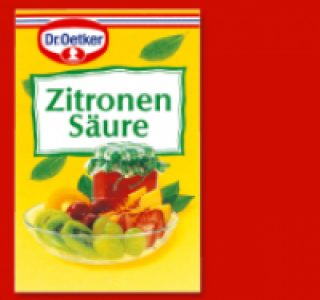 DR. OETKER Zitronen S&auml;ure