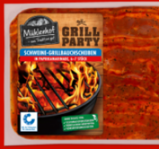 M&Uuml;HLENHOF GRILL-PARTY Schweine-Grillbauchscheiben