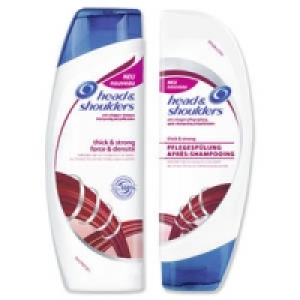 head & shoulders Anti Schuppen Shampoo oder Spülung 2.99 €