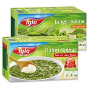 iglo Rahm- oder Junger Spinat 1.19&nbsp;&euro;