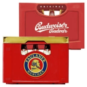 Paulaner Wei&szlig;bier oder Budweiser 13.99&nbsp;&euro;