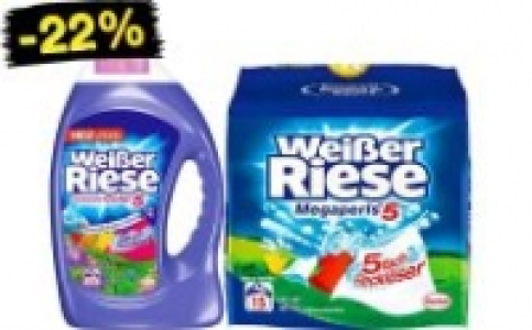 Weißer Riese Waschmittel 2.22 €