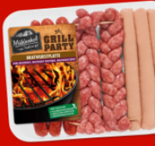 MÜHLENHOF GRILL-PARTY Frische Bratwurstplatte