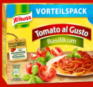 KNORR Tomato al Gusto Kräuter oder Basilikum