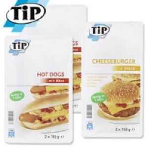 Hot Dogs oder Cheeseburger 1.69 €