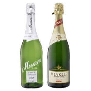 Mumm Sekt oder Henkell Trocken Sekt 3.99 €