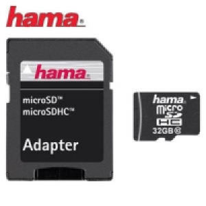 Highspeed-microSDHC-Karte 32 GB mit SDHC-Adapter 16.99 €