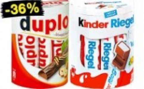 duplo oder kinder Riegel 1.39&nbsp;&euro;