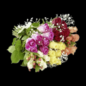 Rosenstrau&szlig; mit Gr&uuml;n