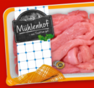 MÜHLENHOF Frisches Puten-Geschnetzeltes 2.69 €