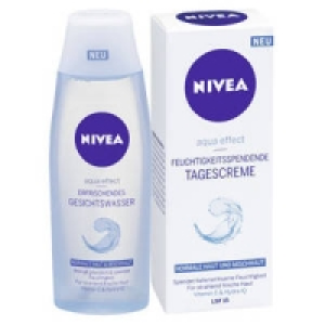 Nivea Feuchtigkeitsspendende Tagescreme, Gesichtswasser oder Reinigung 3.49&nbsp;&euro;