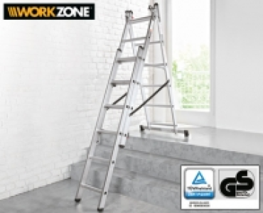 WORKZONE®Alu-Vielzweckleiter, 3-teilig 59.99 €