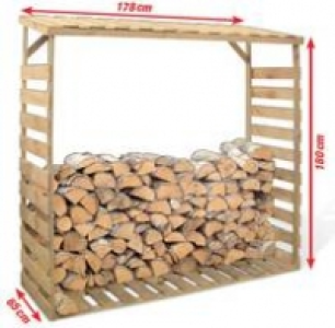 Kaminholz-Unterstand