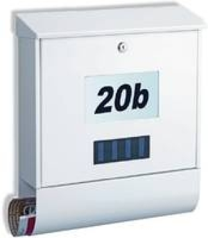 Solarbriefkasten, Stahl