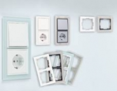 Schalterserie Design-Line, Rahmen, 1-fach, Echtglas