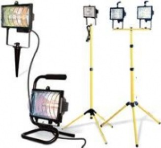 Halogenfluter mit Stativ, 1 x 400 W 21.99 €