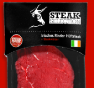 STEAK SELECTION Frisches Rinder-H&uuml;ftsteak 3.99&nbsp;&euro;