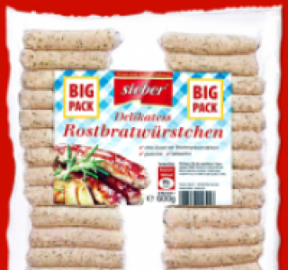 SIEBER Delikatess-Rostbratw&uuml;rstchen 3.99&nbsp;&euro;