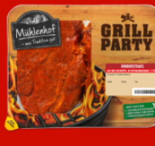 M&Uuml;HLENHOF GRILL-PARTY Rinder-Hochrippensteak 0.89&nbsp;&euro;