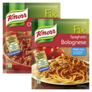 Knorr Fix f&uuml;r Spaghetti Bolognese oder f&uuml;r Chili con Carne 0.49&nbsp;&euro;