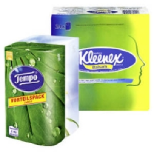 Kleenex Balsam-Taschent&uuml;cher oder Tempo Duo-Box 2.49&nbsp;&euro;