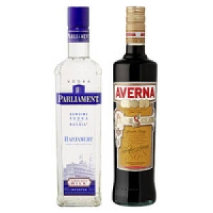 Parliament Vodka oder Averna Amaro 8.99 €