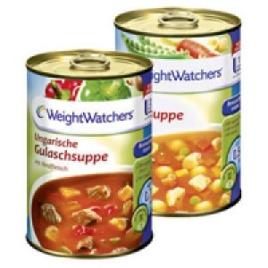 WeightWatchers Ungarische Gulaschsuppe oder H&uuml;hner-Nudelsuppe 1.29&nbsp;&euro;