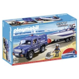 Polizei-Truck mit Speedboot 25.99 €