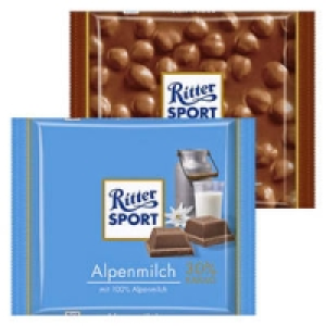 Ritter Sport Schokolade oder Bio-Schokolade 0.59&nbsp;&euro;