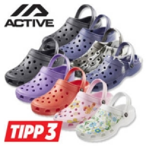 Damen- oder Herren-Freizeitpantoletten 5.99 €