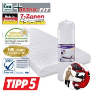 7-Zonen-Komfortschaum-Matratze 59.95 €