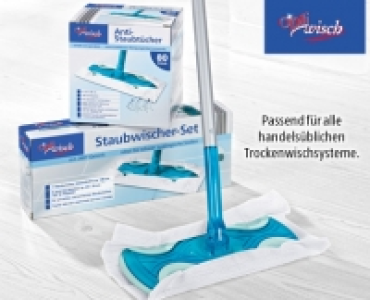 OPTIWISCH&reg;Staubwischer-Set oder 80 Anti-Staubt&uuml;cher 4.99&nbsp;&euro;