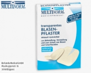 MULTINORM Transparentes Blasenpflaster 2.99 €