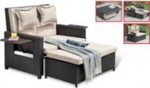 3in1-Multifunktions-Rattan-Sofa Bahia 299.99 €