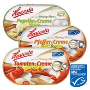 Hawesta Heringsfilets oder Röllchen 1.49 €