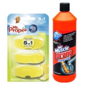 Drano Rohrfrei Power-Gel oder Mr. Proper WC-Stein Nachf&uuml;ller 2.99&nbsp;&euro;