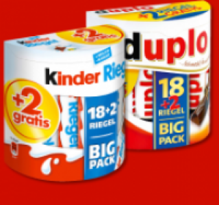 FERRERO Kinder-Riegel oder Duplo 2.59&nbsp;&euro;